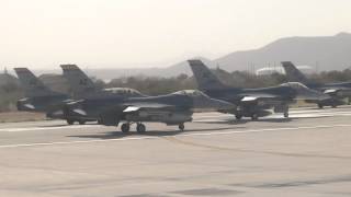 F16 Fighters Interupt Our Flight [upl. by Eonak]