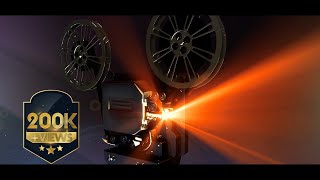 Vintage PROJECTOR Cinema intro template [upl. by Ayekan]