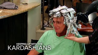 KUWTK  Tackling Bruce Jenners Long Hair  E [upl. by Ulysses]