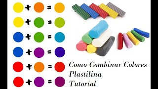 Como combinar colores con plastilina [upl. by Adnohr]