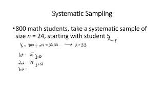 Systematic Sampling Example [upl. by Samuel356]