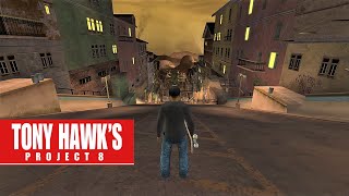 Tony Hawk’s Project 8 on SICK  Downhill Bonus Level PS2 Gameplay [upl. by Pat380]