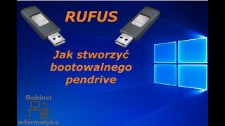 Jak stworzyć bootowalnego pendrive  RUFUS  Poradnik [upl. by Lorn84]