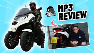 Piaggio MP3 Road Test and Review [upl. by Eylsel]