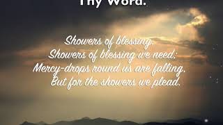 SHOWERS OF BLESSINGS KARAOKE BY BRSHEM CHACKO 96560415715 [upl. by Anoid933]