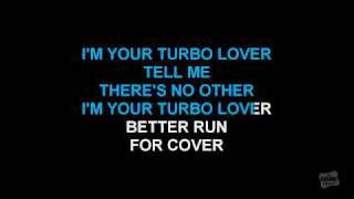 Turbo Lover in the style of Judas Priest karaoke video [upl. by Melania]