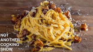 PERFECT SPAGHETTI CARBONARAthe easy way [upl. by Aiekam]