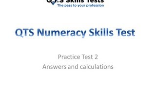 Numeracy Practice Test 2 [upl. by Hephzipah]