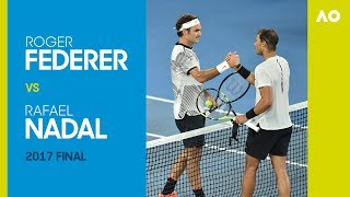 Roger Federer vs Rafael Nadal  Australian Open 2017 Final  AO Classics [upl. by Adihsaar]