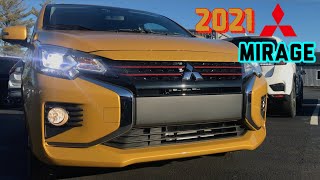 FULL REVIEW  Is the 2021 Mitsubishi Mirage the best one yet [upl. by Elburt]