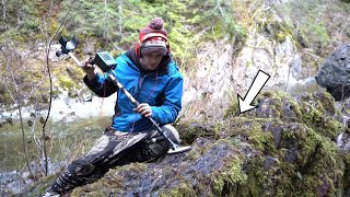 Finding Gold Nuggets Using a Metal Detector [upl. by Errick796]