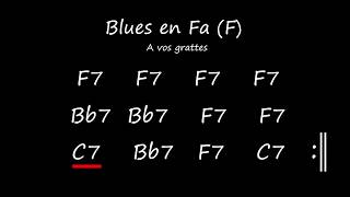 Blues Fa F Backing track [upl. by Pricilla525]