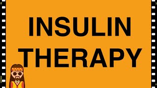 Pharmacology Insulin therapy Type 1 Diabetes MADE EASY [upl. by Arreyt]