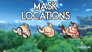 Mask Locations  Genshin Impact [upl. by Noswad]