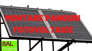 Panouri fotovoltaice  Montare  Test [upl. by Ryley]