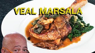 Andrew Zimmern Cooks Veal Marsala [upl. by Ahtnammas]