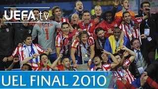 2010 UEFA Europa League final  AtléticoFulham [upl. by Eelessej]