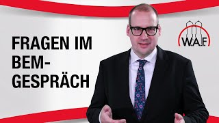 BEM Gespräch Mit welchen Fragen muss man rechnen  Betriebliches Eingliederungsmanagement [upl. by Rabma144]