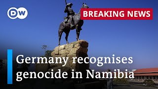 Germany officially recognizes colonialera Namibia genocide  DW News [upl. by Cilla]