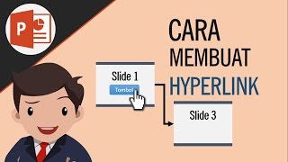 Mudah Cara membuat tombol Hyperlink di PowerPoint [upl. by Publea]