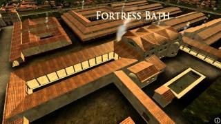 Animation of ancient Roman Fort in Caerleon Wales [upl. by Adnav]