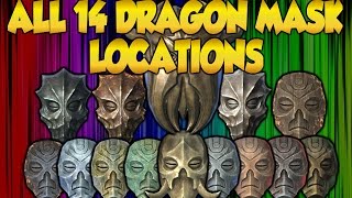 Skyrim All 14 Dragon Priest Mask Locations In Special Edition amp DLC Dragonborn TOP 10 Best Masks [upl. by Bael]