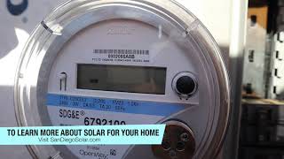 Going SolarHow To Read Your SDGE Smart Energy Meter [upl. by Zzahc804]