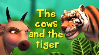 The Cows and the Tiger  Stories for Kids  Infobells [upl. by Karna]