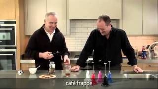 How to make a frappé coffee using an aerolatte milk frother [upl. by Acenom924]