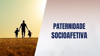 Paternidade socioafetiva [upl. by Bendicty191]