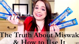 The Truth About Miswak amp How to Use It  Emily Wolff [upl. by Norved]