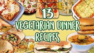 13 Vegetarian Dinner Recipes  Veggie Main Course Super Compilation Well Done [upl. by Lledra]