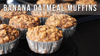 Healthy Banana Oatmeal Muffins  No Oil No butter No Refined Sugar [upl. by Averir]