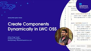 Create Components Dynamically in LWC OSS  Developer Quick Takes [upl. by Llarret]