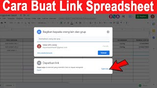 Cara Membuat Link Google Spreadsheet [upl. by Briano103]