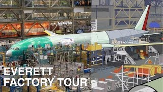 The Real Boeing Everett Factory Tour [upl. by Hofmann]