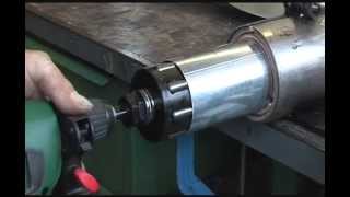 Power Tool Driven Pipe Expander for Round Downspout [upl. by Plusch]