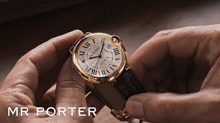 Best Of Two Cartier Dress Watches  MR PORTER [upl. by Mharg596]