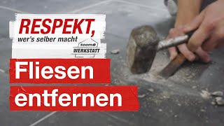 Fliesen entfernen und austauschen  toom Werkstatt [upl. by Nortad843]