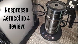 Nespresso Aeroccino 4 Milk Frother Review  Worth upgrading from the Aeroccino 3 [upl. by Mechling458]