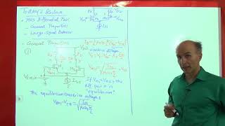 Razavi Electronics2 Lec12 LargeSignal Analysis of MOS Differential Pair [upl. by Diarmid]