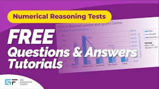 Numerical Reasoning Test Practice Questions amp Answers 2025  5 Worked Solutions amp Tutorial [upl. by Hiamerej32]