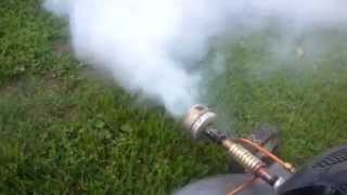 Lawn Mower Fogger DIYHomemade with parts explanation [upl. by Beffrey]