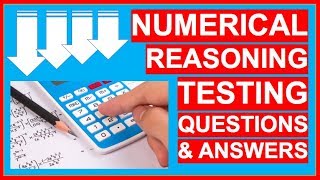 8 NUMERICAL REASONING TEST Questions amp Answers Practice Numerical Tests and PASS [upl. by Spence]