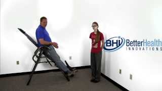 How To Adjust A Teeter Inversion Table For Different User Heights [upl. by Atnahc]