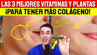 ¡ELIMINA las ARRUGAS de las MANOS y la CARA VITAMINAS para TENER MÁS COLÁGENO [upl. by Kroy]