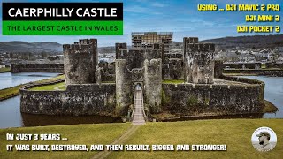 Caerphilly Castle  The Largest in Wales 2nd in Britain [upl. by Lucienne]