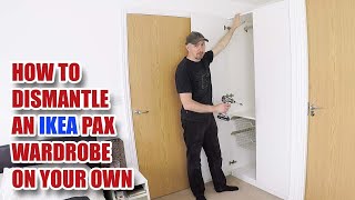 How to Dismantle an IKEA Pax Wardrobe by yourself [upl. by Festatus128]