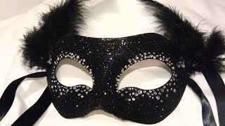 Masquerade Mask quot Night Skyquot DIY [upl. by Imoyn]