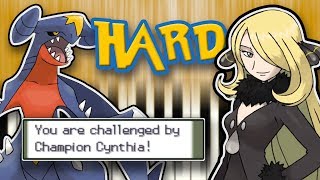 Encounter Champion Cynthia from Pokémon Diamond Pearl amp Platinum  Piano Tutorial [upl. by Dwain]